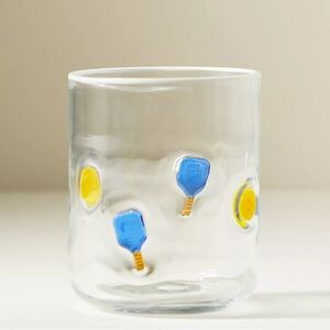 Anthropologie Pickleball Icon Juice Glass